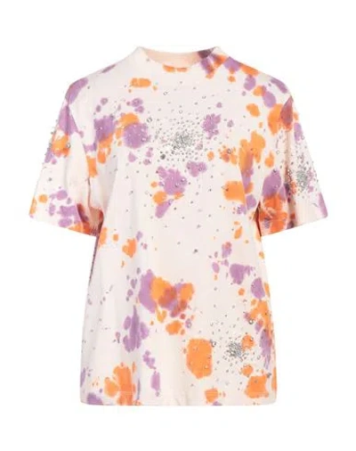 Des Phemmes Des_phemmes Woman T-shirt Light Pink Size 8 Cotton, Elastane