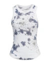 Des_phemmes Tie-dye Tank Top In Blue