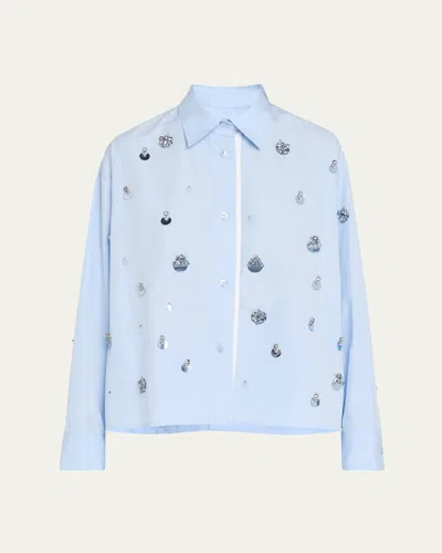 DES_PHEMMES EMBELLISHED CLASSIC SHIRT
