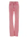 Des_phemmes Garment-dyed Jeans In Pink