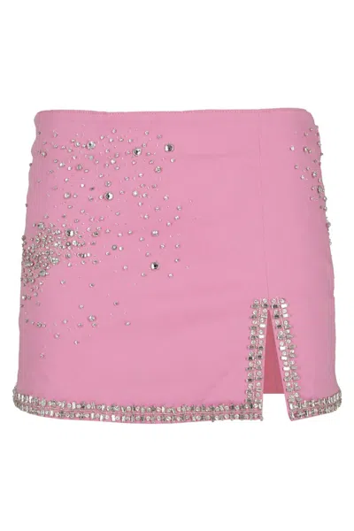 Des Phemmes Des_phemmes Woman Mini Skirt Pink Size 8 Cotton, Elastane