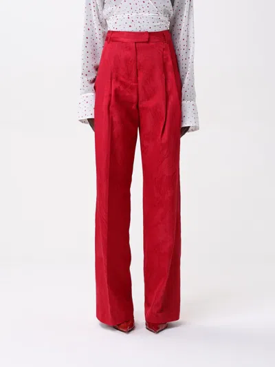 Des Phemmes Pants  Woman Color Red