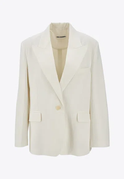DES PHEMMES PINSTRIPED MOTIF BLAZER