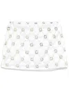 Des Phemmes Sequin-embellishment Mini Skirt In 白色