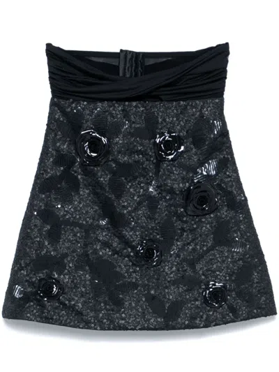 DES PHEMMES SEQUIN MINI DRESS