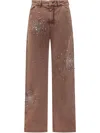 Des_phemmes Stretch-cotton Jeans In Brown