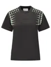 DES PHEMMES T-SHIRT WITH RHINESTONES