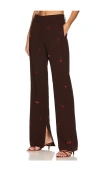 Des_phemmes Tailored Suite Pant In Coffee