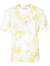 Des_phemmes Crystal-embellished Tie-dye T-shirt In Green