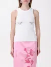 Des_phemmes Top Des Phemmes Woman Color White In White