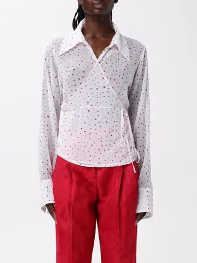 Des Phemmes Top  Woman Color White