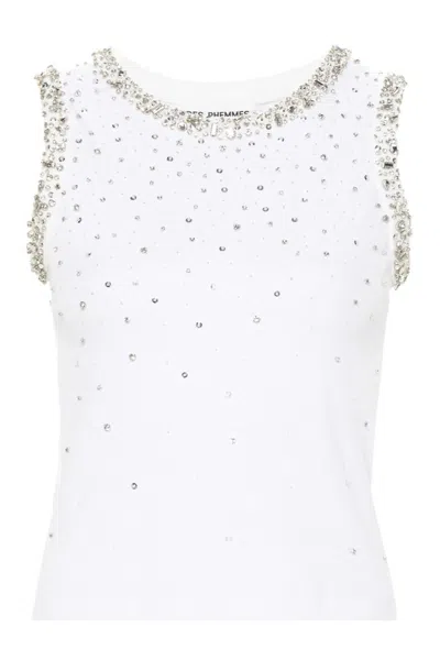 Des Phemmes White Cotton Top