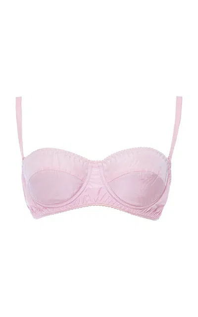Des_phemmes Balconette Bra In Pink