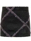 Des_phemmes Black Miniskirt Des Phemmes In Brown