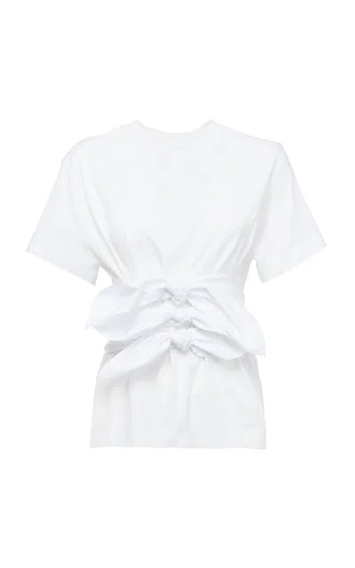 Des_phemmes Classic Cotton T-shirt In White