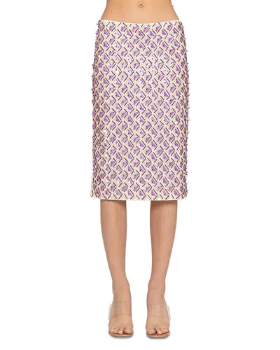 Des_phemmes Classic Longuette Skirt In Multi