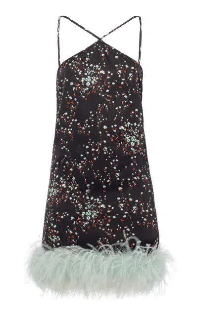 Des_phemmes Cocktail Sequined Mini Dress In Black