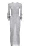 Des_phemmes Crewneck Rib Dress In Grey