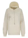 Des_phemmes Crystal-embellished Hoodie In White