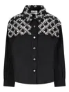 Des_phemmes Crystal-embellished Shirt In Black