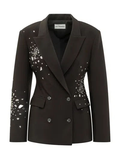 Des_phemmes Des Phemmes Double-breasted Blazer In Black