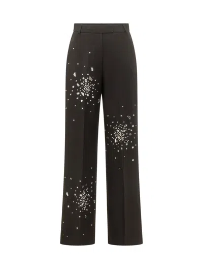 Des_phemmes Des Phemmes Wide Suit Pants In Brown