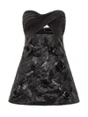 Des_phemmes Dress With Floral Decoration