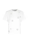 Des_phemmes Embellished T-shirt In White