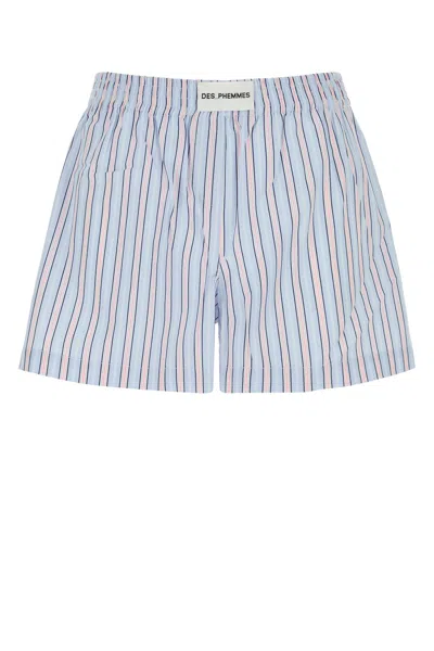 Des_phemmes Embroidered Poplin Shorts