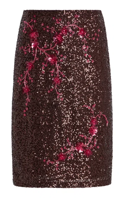 Des_phemmes Exclusive La Isla Classic Longuette Skirt In Brown