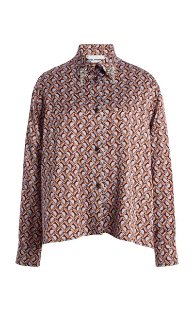 Des_phemmes Exclusive La Isla Classic Shirt In Multi