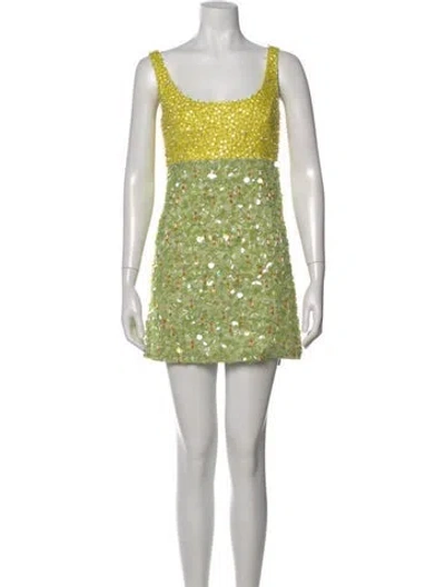 Pre-owned Des_phemmes Floral Print Mini Dress W/ Tags In Multi