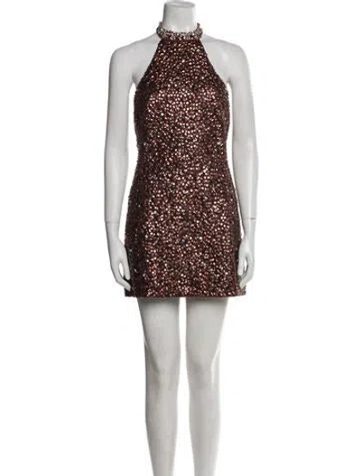 Pre-owned Des_phemmes Halterneck Mini Dress W/ Tags In Multi