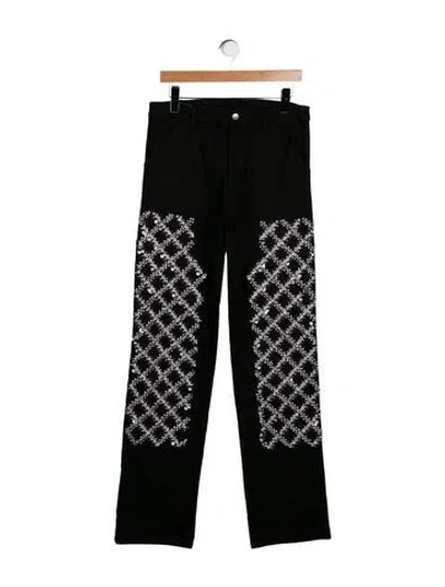 Pre-owned Des_phemmes High-rise Straight Leg Jeans W/ Tags In Black