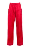 Des_phemmes Jacquard Oversized Pants In Blue