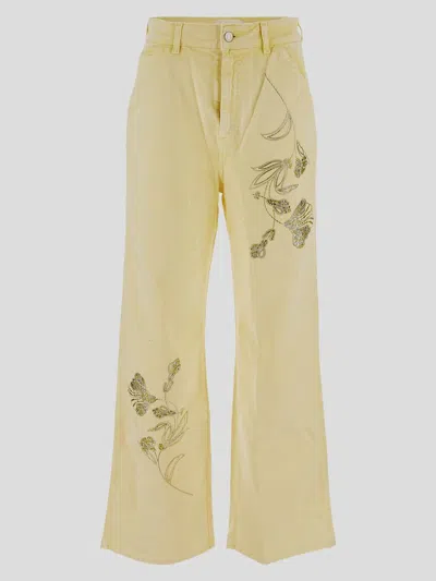 Des_phemmes Jeans In Yellow