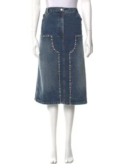 Pre-owned Des_phemmes Knee-length Skirt In Blue