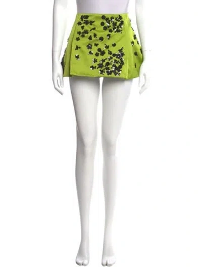 Pre-owned Des_phemmes Mini Skirt In Green