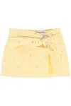 DES_PHEMMES MINI SKIRT WITH CRYSTALS