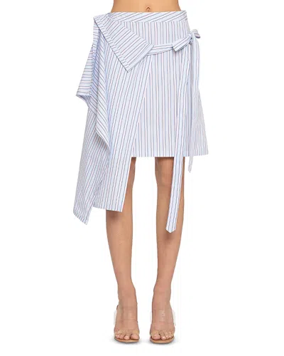 Des_phemmes Panel Wrap Skirt In Pattern