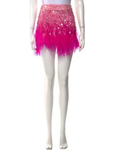 Pre-owned Des_phemmes Patterned Mini Skirt In Pink