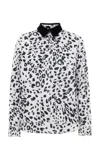 Des_phemmes Printed Drill Workwear Shirt Jacket In Animal