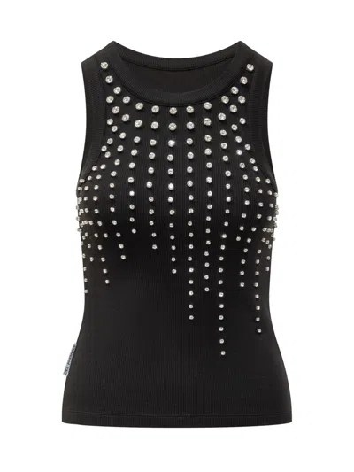 DES_PHEMMES DES_PHEMMES RHINESTONE TANK TOP