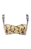 Des_phemmes Sequined Bralconette Bra In Yellow