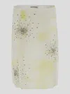 Des_phemmes Crystal-embellished Skirt In Yellow