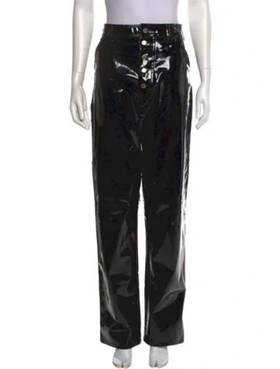 Pre-owned Des_phemmes Straight Leg Pants In Black