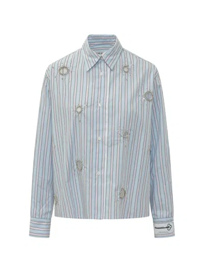 Des_phemmes Striped Shirt In Blue