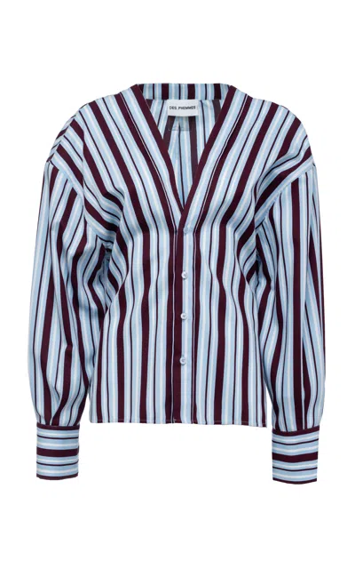 Des_phemmes Striped Twill Shirt In Multi