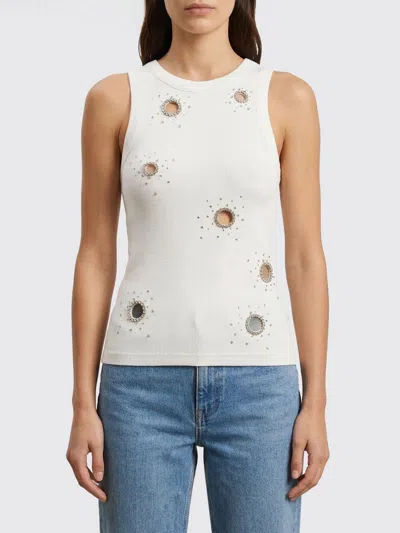 Des_phemmes Top Woman Des Phemmes In White