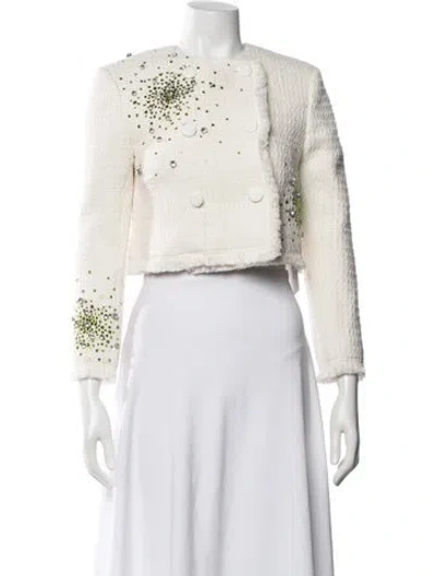 Pre-owned Des_phemmes Tweed Pattern Jacket In Neutral